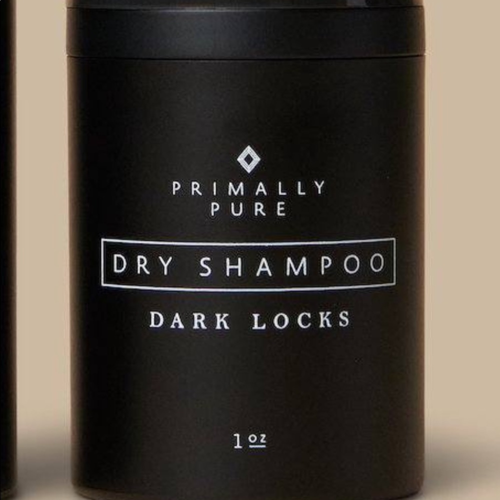 Primally Pure dark shade dry shampoo powder